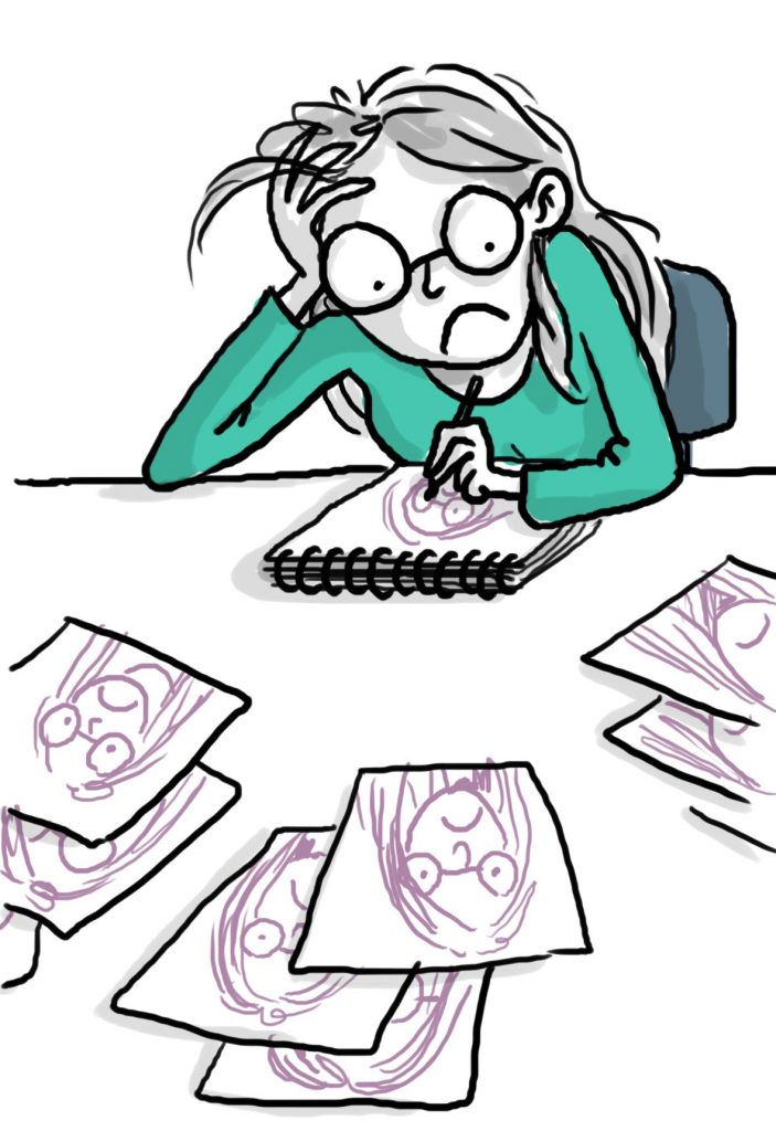 Copyright Message in a Drawing