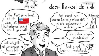 Buitenlandse Zaken The West Wing - cartoon KickOff-1